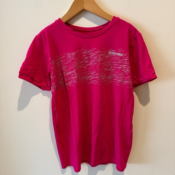 Track & Field Lightweight Recycled Thermodry Short sleeve tee size 11-12(girls) - Picture 1 of 6